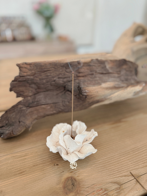Ceramic Bloom Incense Holder - S